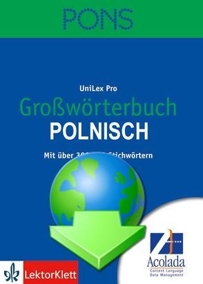 PONS Großwörterbuch Polnisch Deutsch-Polnisch / Polnisch-Deutsch von Dargacz,  Anna