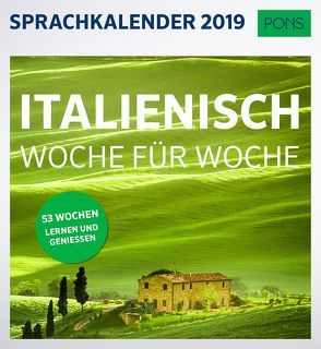 PONS Sprachkalender 2019 Italienisch Woche für Woche