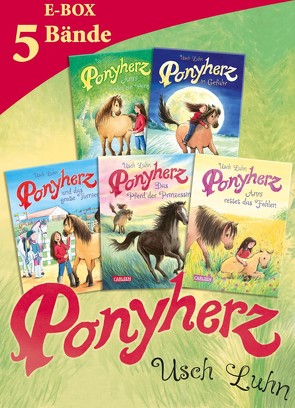 Ponyherz: Band 1-5 der beliebten Pferde-Abenteuer-Serie im Sammelband! von Harvey,  Franziska, Luhn,  Usch