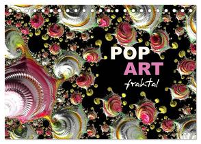 POP ART fraktal (Tischkalender 2024 DIN A5 quer), CALVENDO Monatskalender von M. Burkhardt,  Shako