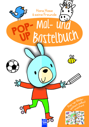 Pop-Up Mal- und Bastelbuch Hase