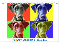 PopArt Animals (Tischkalender 2024 DIN A5 quer), CALVENDO Monatskalender von Zeug,  Nicole