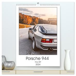 Porsche 944 – Fine Art (hochwertiger Premium Wandkalender 2024 DIN A2 hoch), Kunstdruck in Hochglanz von Reiss,  Björn