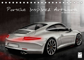 Porsche inspired Artwork by Reinhold Art´s (Tischkalender 2023 DIN A5 quer) von Autodisegno,  Reinhold