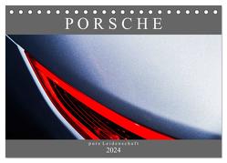 Porsche – pure Leidenschaft (Tischkalender 2024 DIN A5 quer), CALVENDO Monatskalender von Schürholz,  Peter