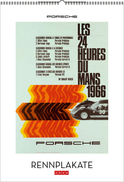 Porsche Rennplakate 2024 von Baaske,  Edwin
