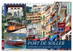 Port de Sóller – Küstenort auf Mallorca (Tischkalender 2024 DIN A5 quer), CALVENDO Monatskalender von Felix,  Holger