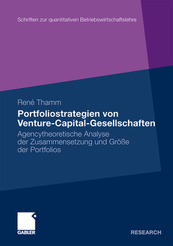 Portfoliostrategien von Venture-Capital-Gesellschaften von Thamm,  René