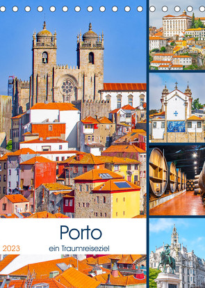 Porto – ein Traumreiseziel (Tischkalender 2023 DIN A5 hoch) von Schwarze,  Nina