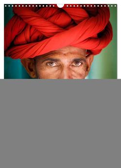 Portraits aus Indien (Wandkalender 2024 DIN A3 hoch), CALVENDO Monatskalender von Benninghofen,  Jens