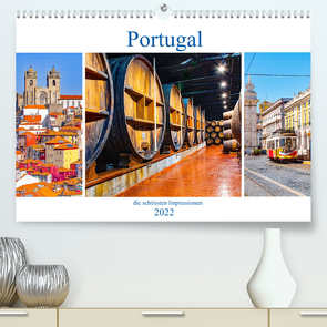 Portugal – die schönsten Impressionen (Premium, hochwertiger DIN A2 Wandkalender 2022, Kunstdruck in Hochglanz) von Schwarze,  Nina
