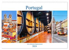 Portugal – die schönsten Impressionen (Wandkalender 2024 DIN A2 quer), CALVENDO Monatskalender von Schwarze,  Nina