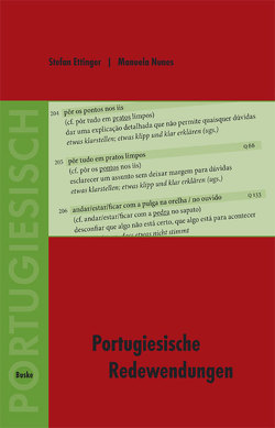 Portugiesische Redewendungen von Ettinger,  Stefan, Nunes,  Manuela