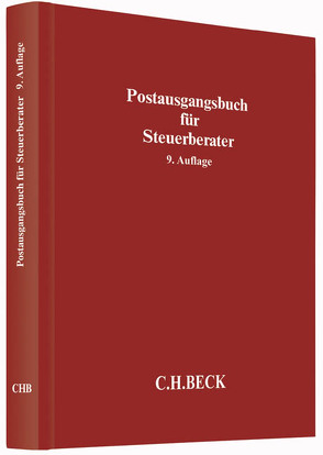 Postausgangsbuch für Steuerberater von Weiler,  Heinrich
