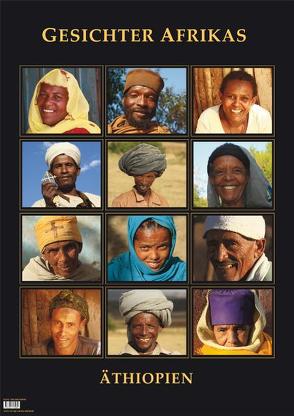 Poster Gesichter Afrikas – Äthiopien von Hoffmann,  Manfred