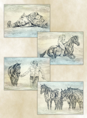 Poster-Set „Horsemanship“ von Kreuer,  Susanne