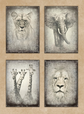 Poster-Set „Kenia“ von Kreuer,  Susanne