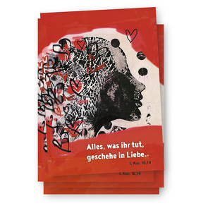 Postkarte zur Jahreslosung 2024 – 10 Karten im Set von Heinicke-Baldauf,  Inge