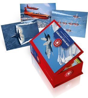 Postkartenbox Our Swiss Air Force von Keckeis,  Christophe, Michel,  Martin, Werd & Weber Verlag AG