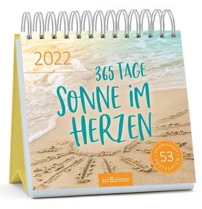 Postkartenkalender 365 Tage Sonne im Herzen 2022