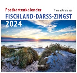 Postkartenkalender Fischland-Darß-Zingst 2024 von Grundner,  Thomas