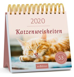 Postkartenkalender Katzenweisheiten 2020