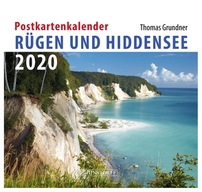 Postkartenkalender Rügen und Hiddensee 2020 von Grundner,  Thomas