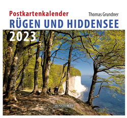 Postkartenkalender Rügen und Hiddensee 2023 von Grundner,  Thomas