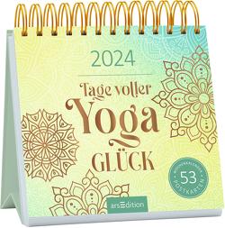 Postkartenkalender Tage voller Yogaglück 2024