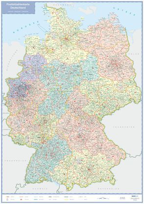 Postleitzahlenkarte Deutschland