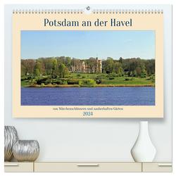 Potsdam an der Havel (hochwertiger Premium Wandkalender 2024 DIN A2 quer), Kunstdruck in Hochglanz von Junghanns,  Konstanze