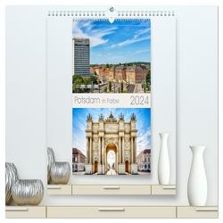 Potsdam in Farbe (hochwertiger Premium Wandkalender 2024 DIN A2 hoch), Kunstdruck in Hochglanz von Niemann,  Maro