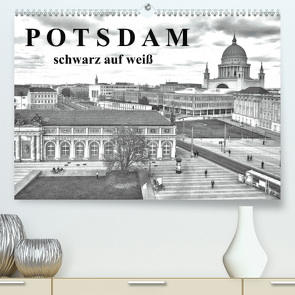Potsdam schwarz auf weiß (Premium, hochwertiger DIN A2 Wandkalender 2021, Kunstdruck in Hochglanz) von Witkowski,  Bernd