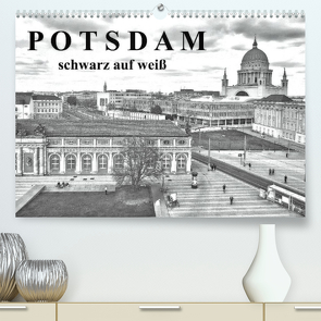 Potsdam schwarz auf weiß (Premium, hochwertiger DIN A2 Wandkalender 2022, Kunstdruck in Hochglanz) von Witkowski,  Bernd