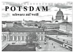 Potsdam schwarz auf weiß (Tischkalender 2024 DIN A5 quer), CALVENDO Monatskalender von Witkowski,  Bernd