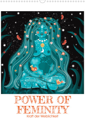 POWER OF FEMINITY – Kraft der Weiblichkeit (Wandkalender 2024 DIN A3 hoch), CALVENDO Monatskalender von Krampikowski,  Danja