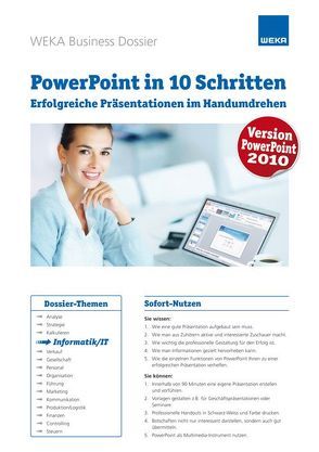 Power Point in 10 Schritten von Wyser,  Beat D