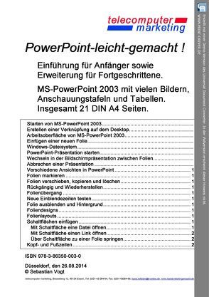 PowerPoint-leicht-gemacht von Vogt,  Sebastian