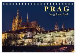 Prag – die goldene Stadt (Tischkalender 2024 DIN A5 quer), CALVENDO Monatskalender von Caccia,  Enrico