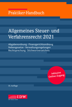 Praktiker-Handbuch Allgemeines Steuer-und Verfahrensrecht 2021 von Kirch,  Gregor, Schiefer,  Roland, Witt,  Christine