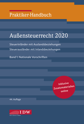 Praktiker-Handbuch Außensteuerrecht 2020, 2 Bde., 44.A. von Fischer,  Sandra, Rehrmann,  Wilhelm Friedrich