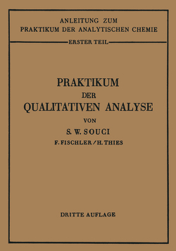Praktikum der qualitativen Analyse von Souci,  Siegfried Walter, Thies,  Heinrich