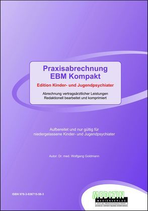 Praxisabrechnung EBM Kompakt von Dr. med. Goldmann,  Wolfgang