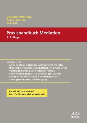 Praxishandbuch Mediation von Wermke,  Christian