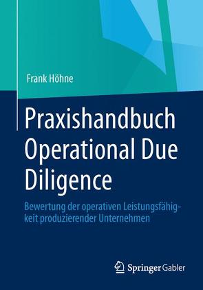 Praxishandbuch Operational Due Diligence von Höhne,  Frank