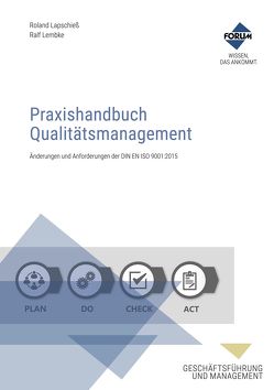 Praxishandbuch Qualitätsmanagement von Lapschieß,  Roland, Lembke,  Ralf
