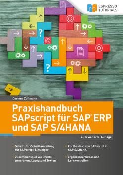 Praxishandbuch SAPscript für SAP ERP und SAP S/4HANA von Zollmann,  Corinna