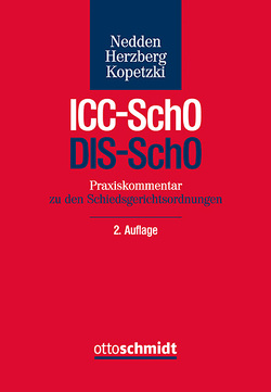 Praxiskommentar ICC-SchO / DIS-SchO von Herzberg,  Axel Benjamin, Kopetzki,  Ulrich, Nedden,  Jan Heiner, Nedden/Herzberg/Kopetzki