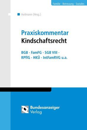 Praxiskommentar Kindschaftsrecht von Braun,  Christian, Cirullies,  Michael, Dürbeck,  Werner, Fink,  Sandra, Gottschalk,  Yvonne, Grün,  Klaus-Jürgen, Heilmann,  Stefan, Keuter,  Wolfgang, Menz,  Renate, Schweppe,  Katja, Wegener,  Susanne