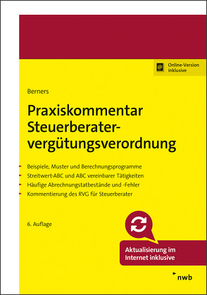 Praxiskommentar Steuerberatervergütungsverordnung von Berners,  Jürgen F., Charlier,  Rudolf, Jahn,  Olaf